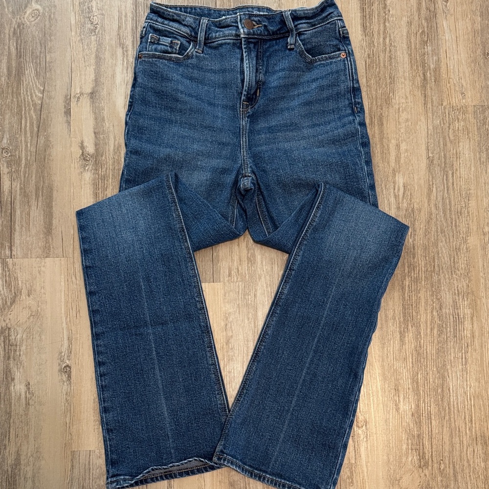 Old Navy Extra High Rise Flare Jeans Women Sz 2